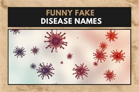 funny fake disease names|made up disease names generator.